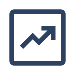 blue chart icon