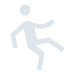 falling white icon